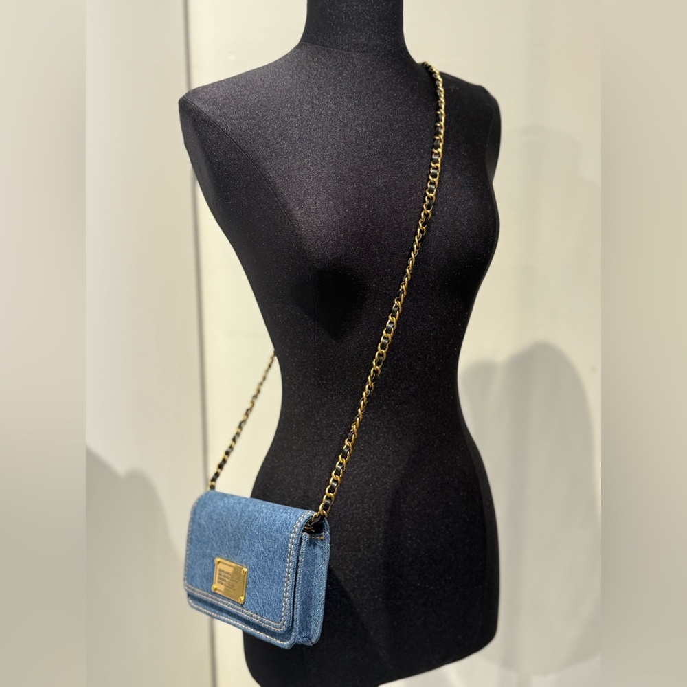 NWT Marc Jacobs Plaza Mini Bag - Medium Denim